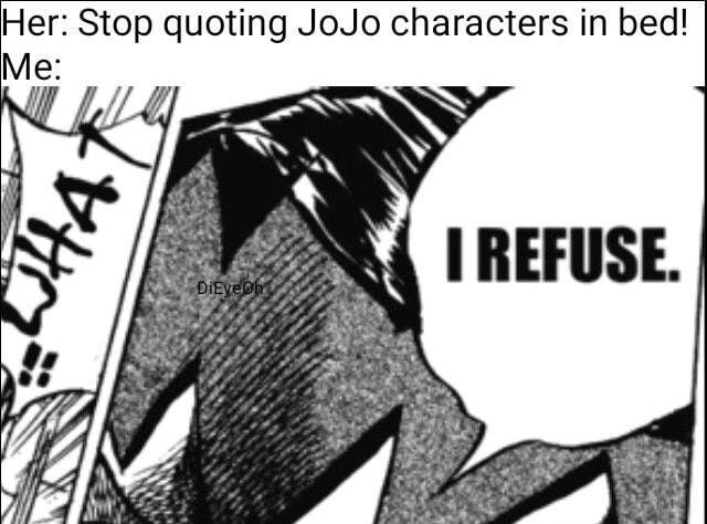 Everything is a Jojo reference