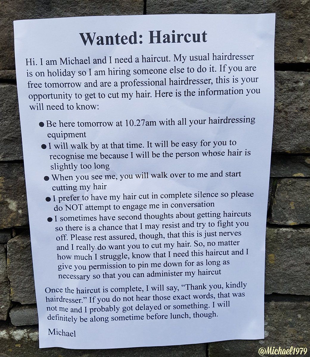 Any hairdressers in the area?