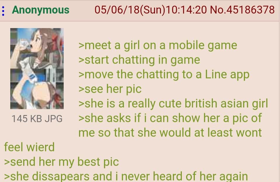 Anon meets a girl online