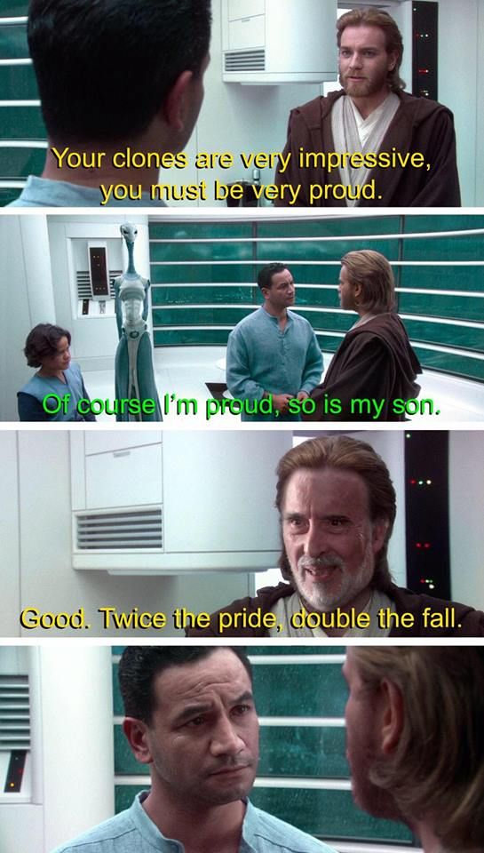 I like his reaction, just staring