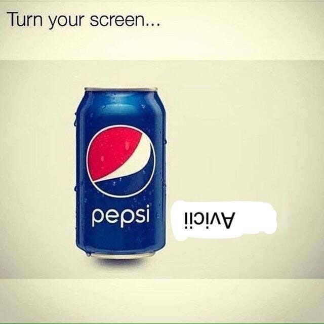 upside down