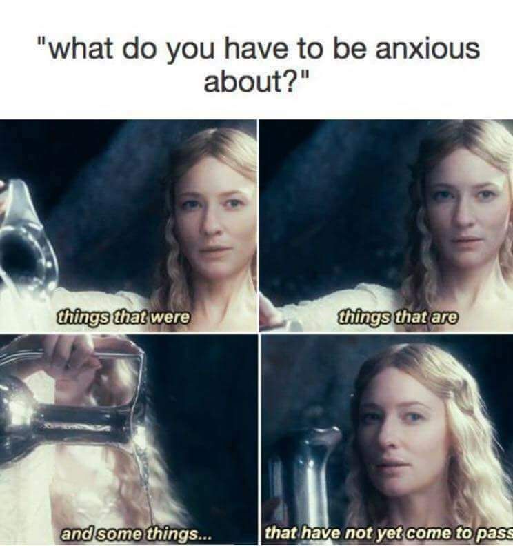 What are you anxious about?