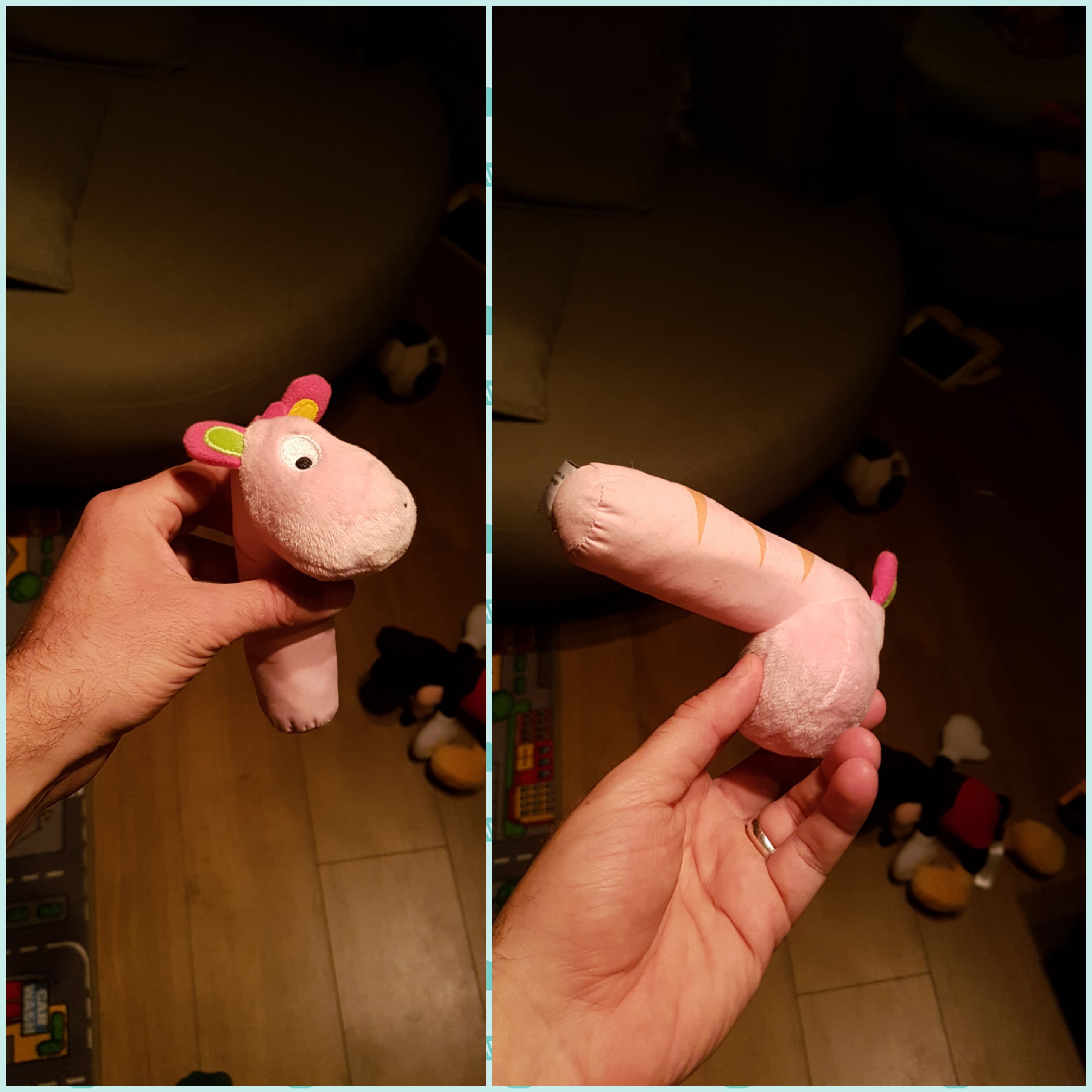 Well, thats my daughters toy going in the bin. Can't believe I didn't notice earlier.