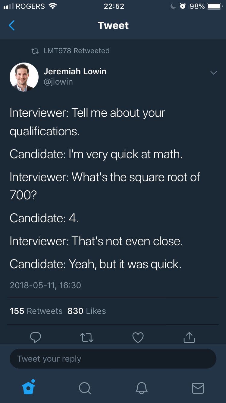 I’d hire him