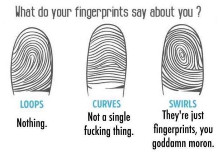 Do you know that your fingerprint says something?