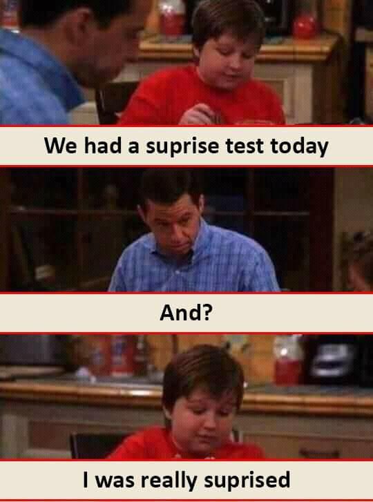 Surprise test