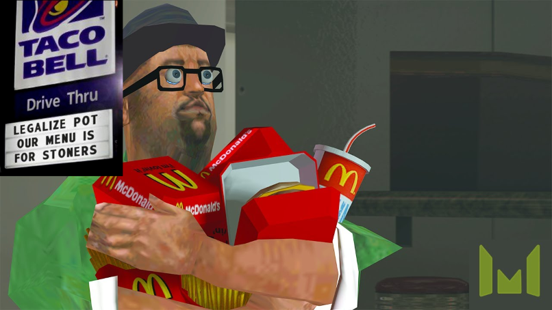 When Big Smoke Realizes He Went to the Wrong Restaurant, Fool