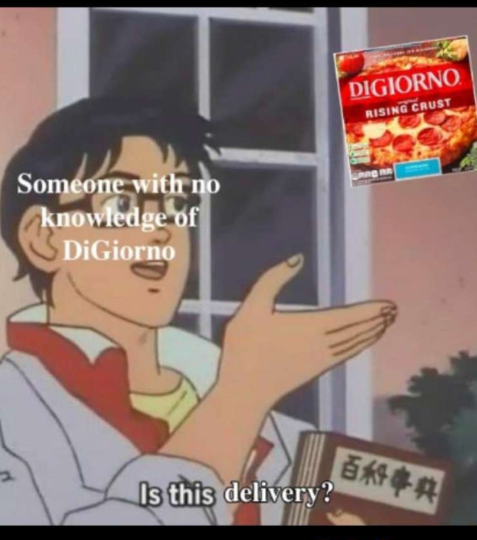But if someone else cooks it...