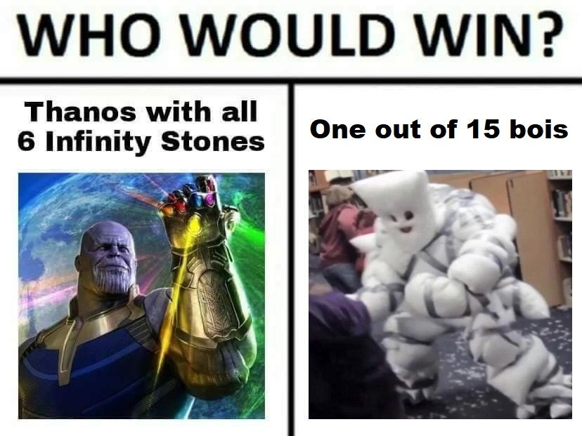 If Thanos loses the fight I will finally end it all