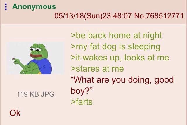 Anon has a meaningfull day