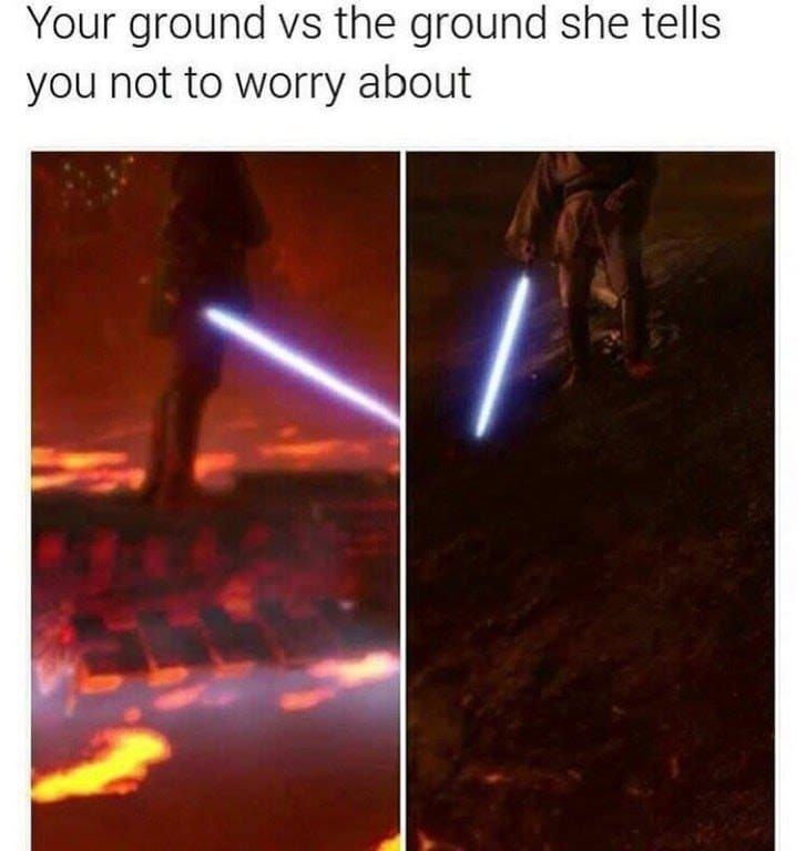 Don't worry about the low ground