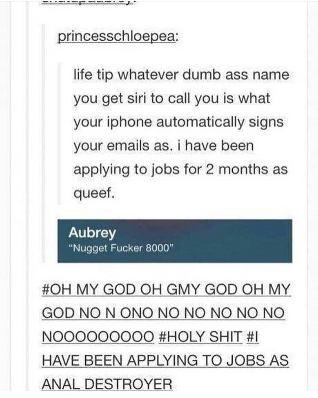 oh no