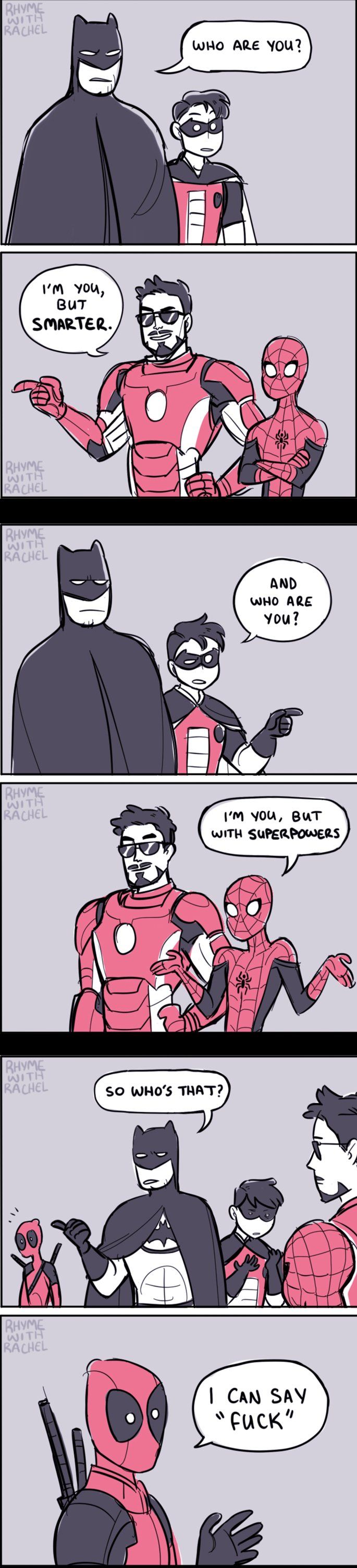 Marvel & DC counterparts.