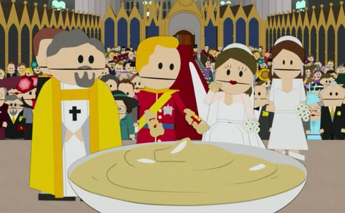 Well I guess I'll watch the royal wedding, but only for the ceremonial dipping of the hands in the pudding.