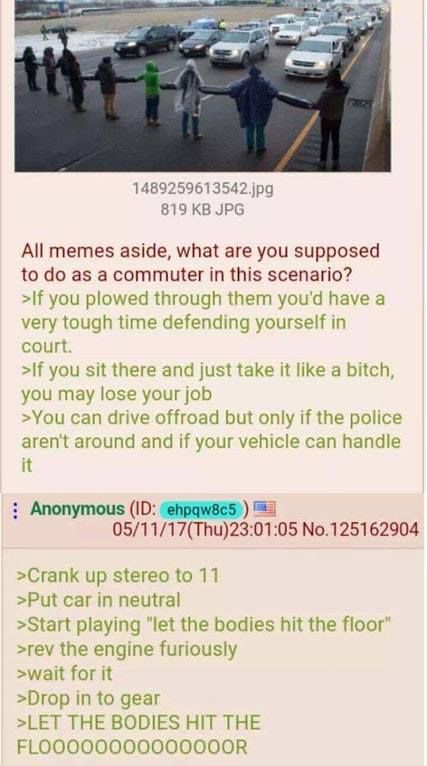 Anon is having problems driving