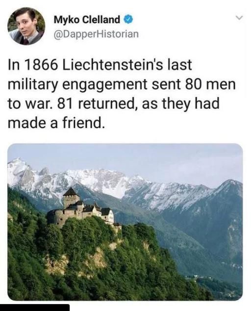 Liechtenstein's military