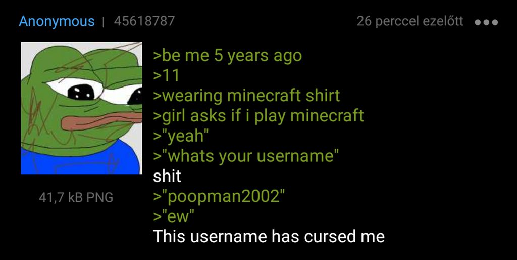Anon is cursed