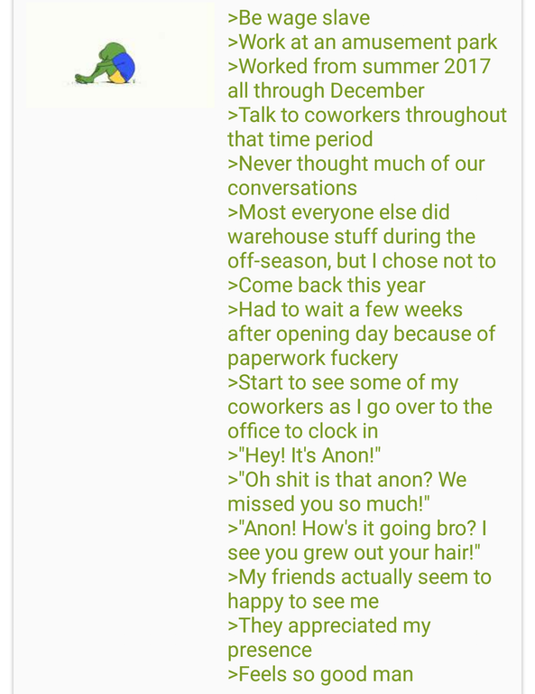 Anon is working with people