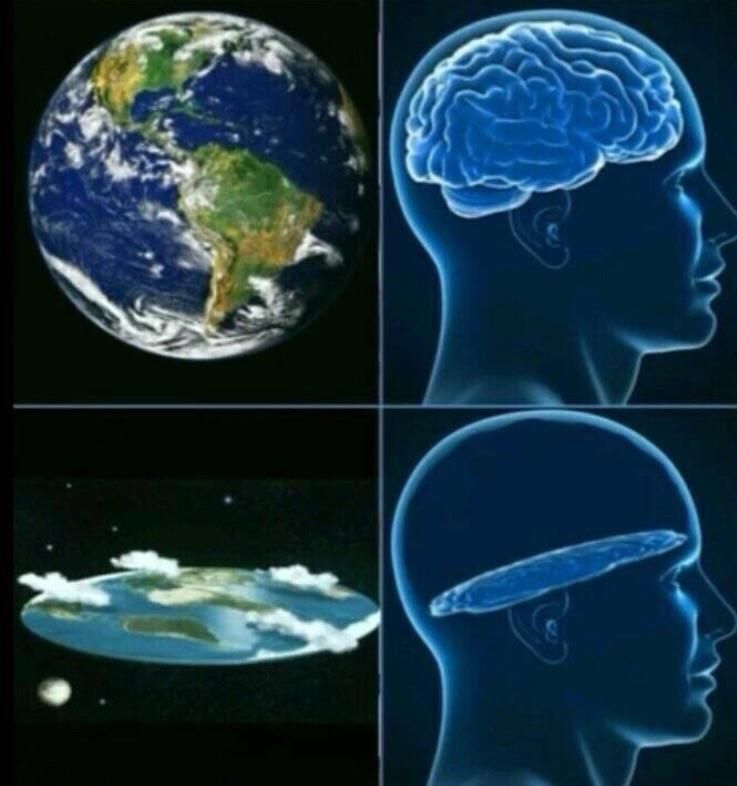 I have found a logic to flat earthers ...