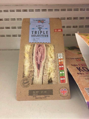 Yummy sandwich.