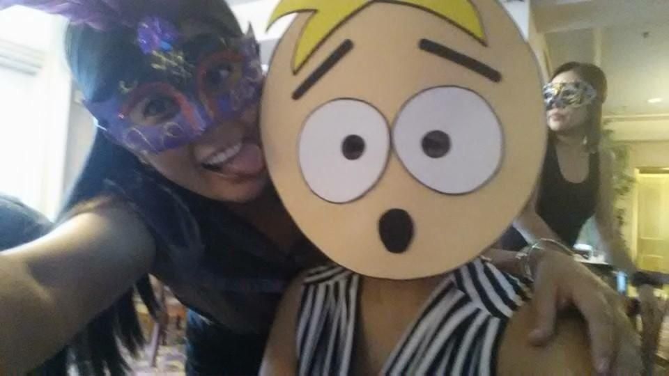 Friend had a masquerade wedding...so I made this Butters mask.