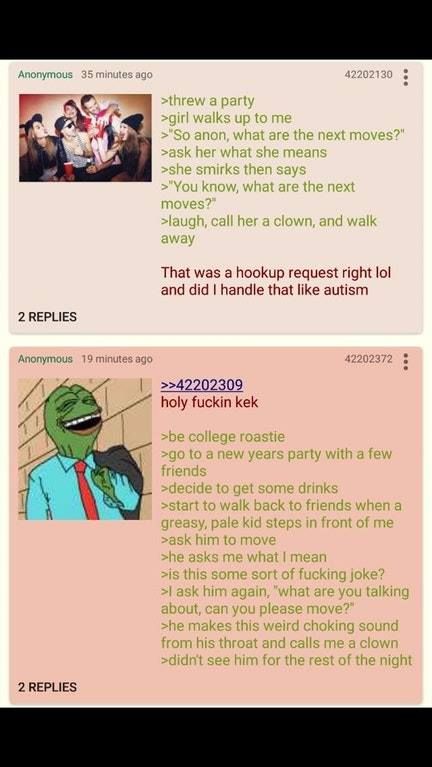 Anon throws a party