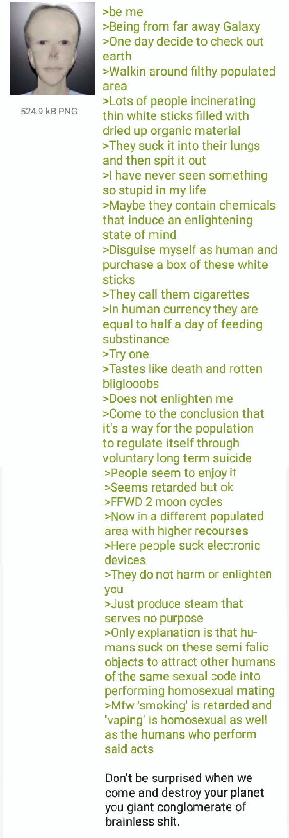 Anon is from outer space