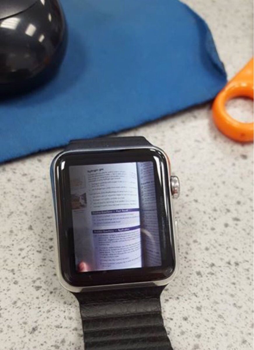 My teacher friend thought a student was checking the time too often during a test...