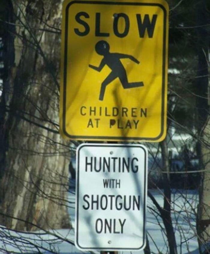 Hunting with shotgun only
