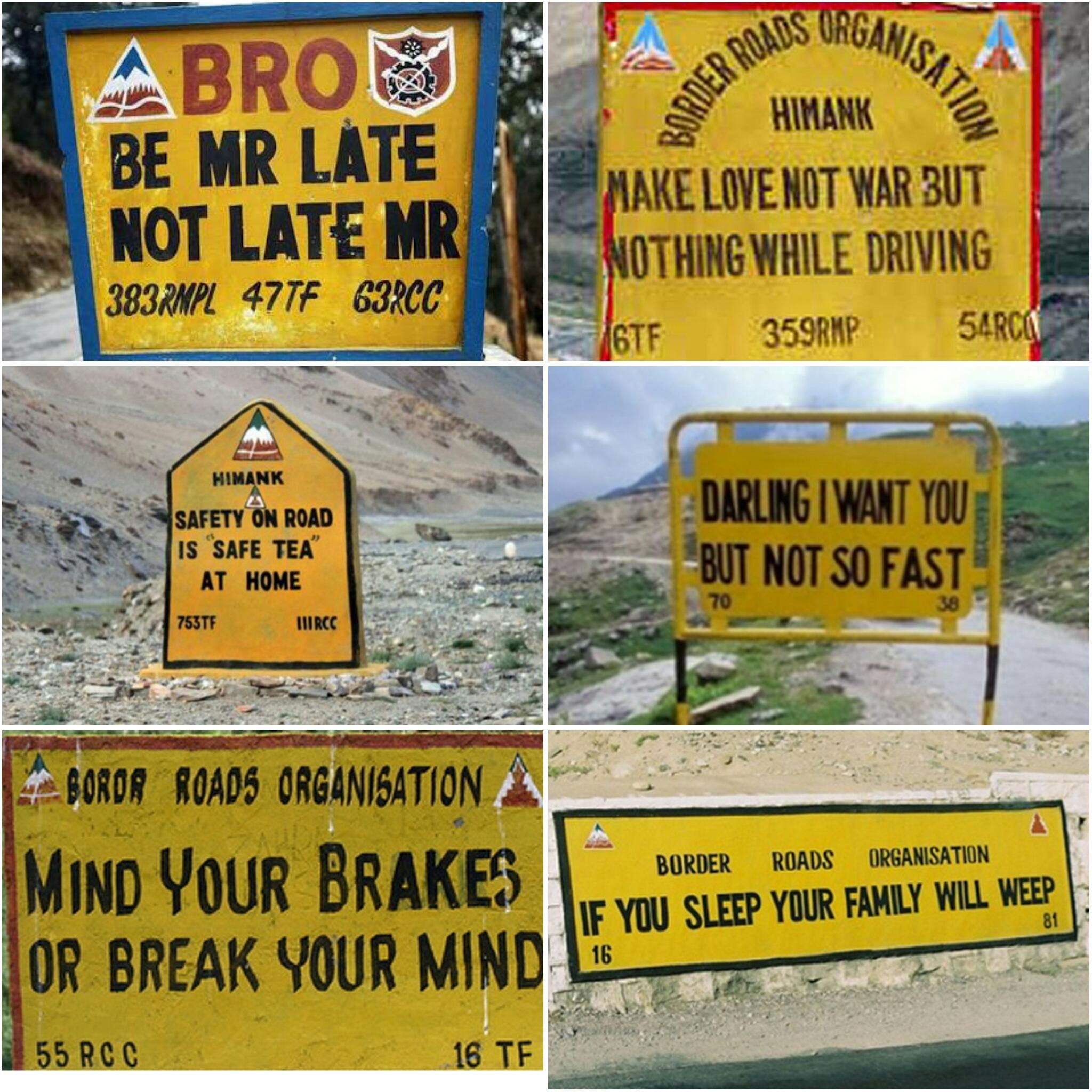 Looks like Bhutans traffic department has sense of humour!!
