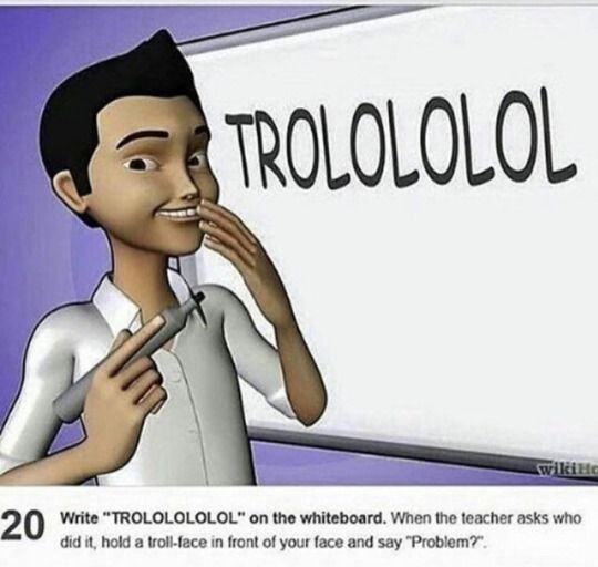 How to get shot by your teacher