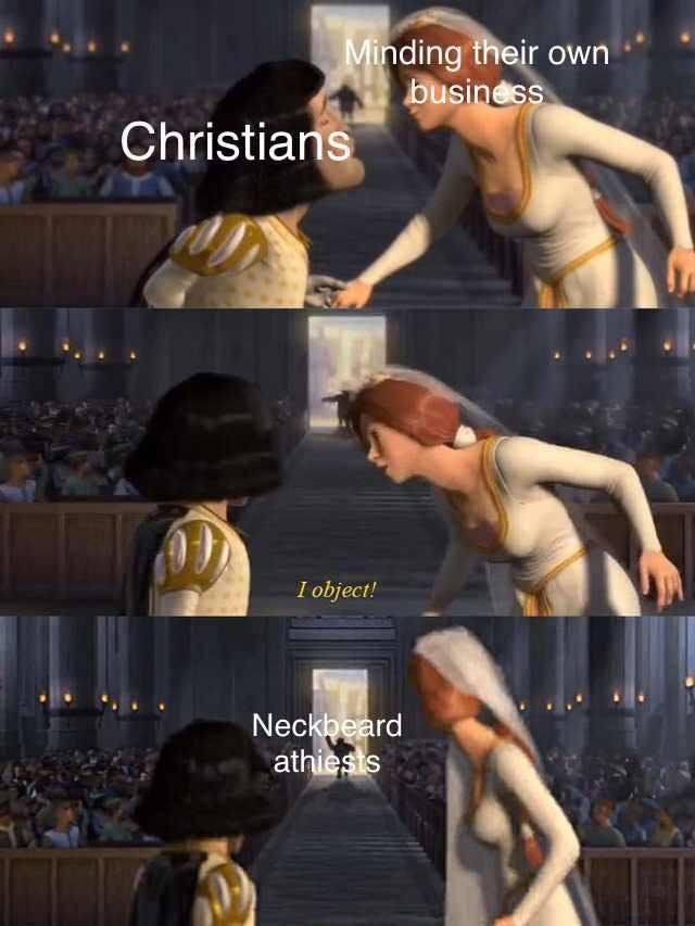 I object, god isn't real