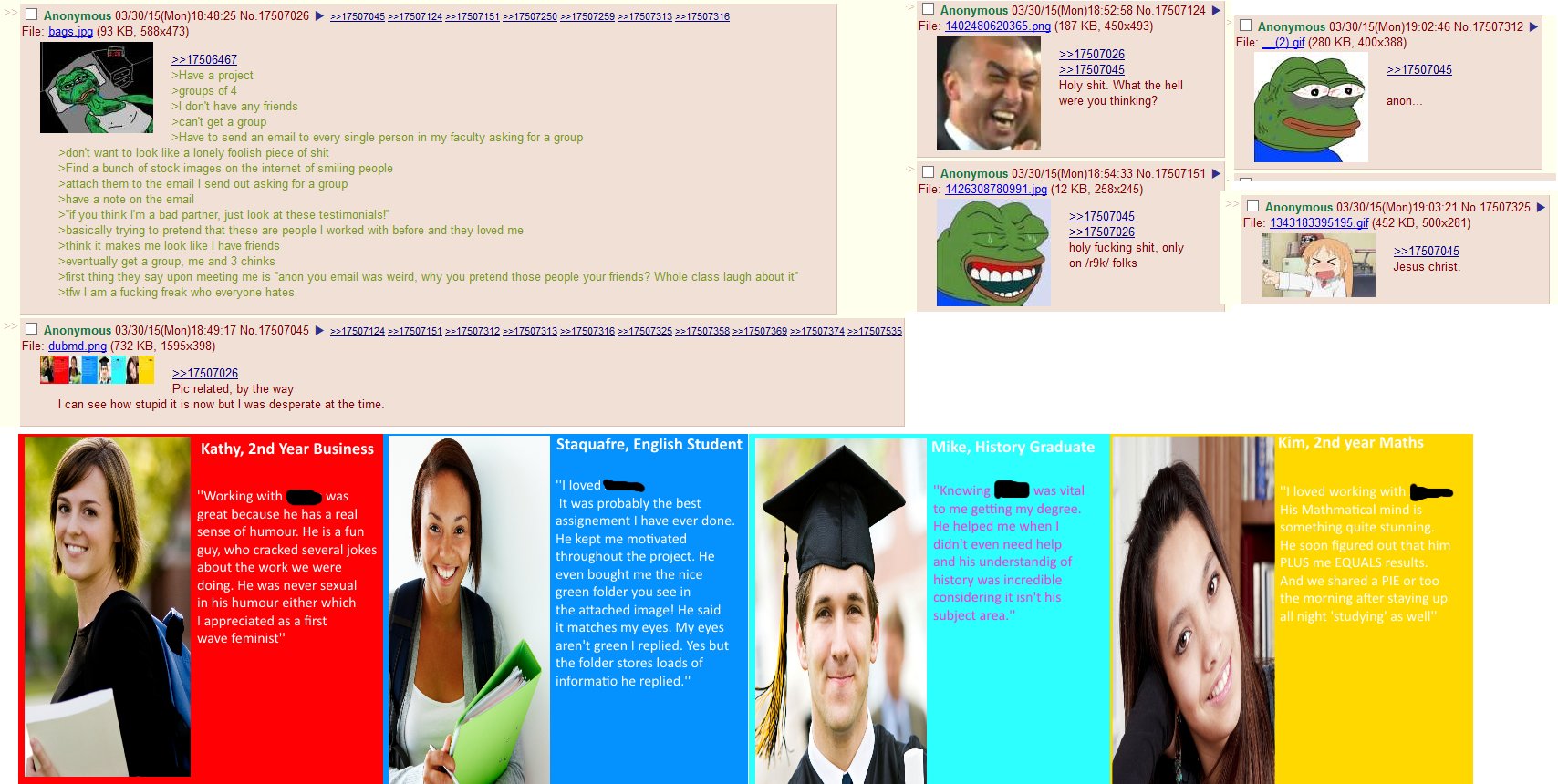 anon has a group project