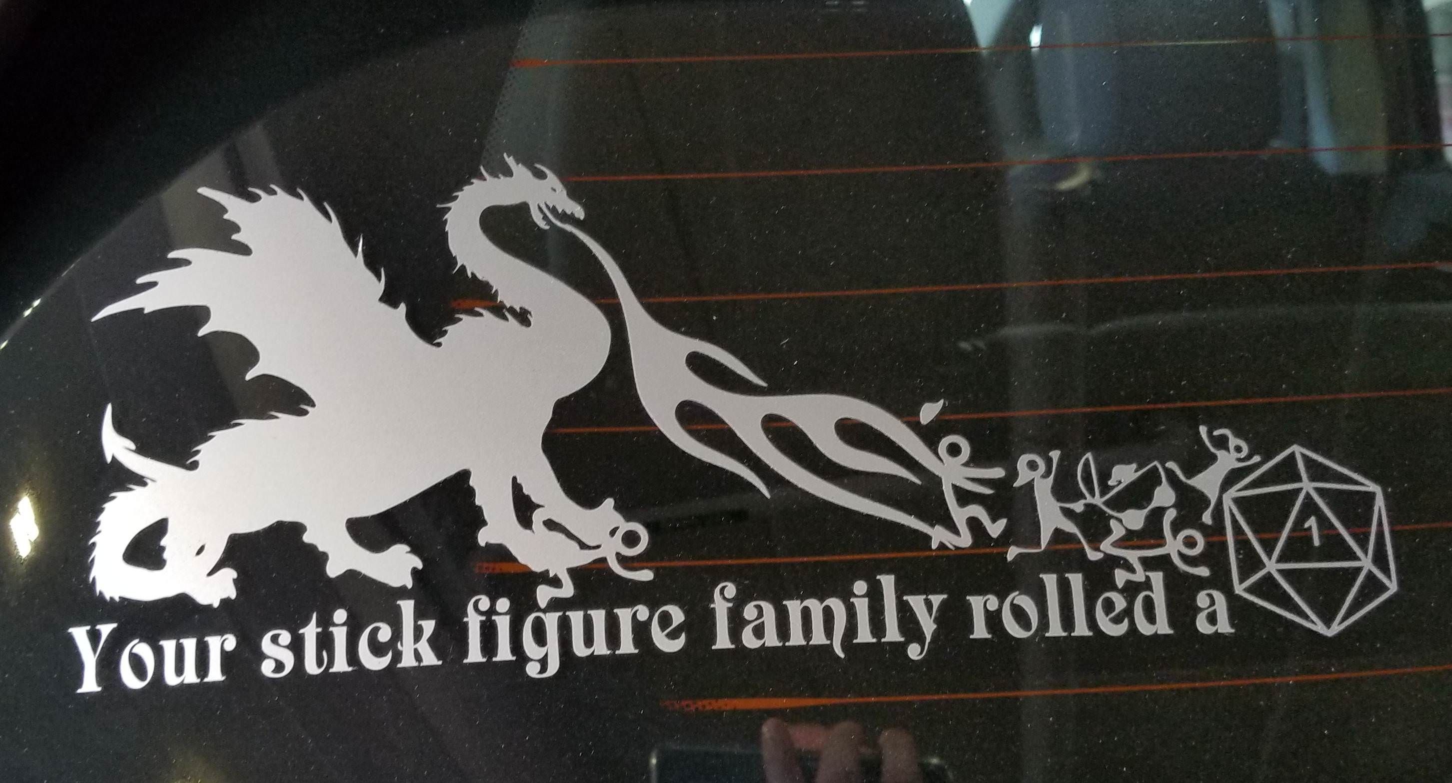 Best family car sticker yet.