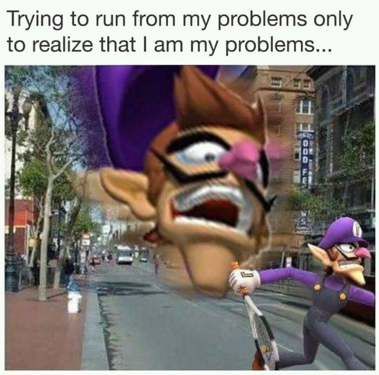 the problem is part of the solution
