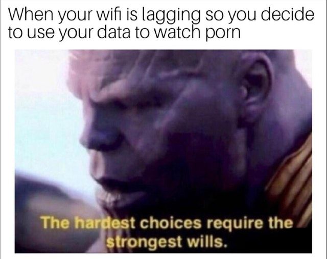A man gotta make choices