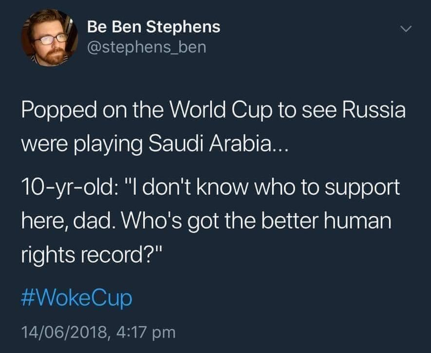 And then the whole stadium stood up and clapped