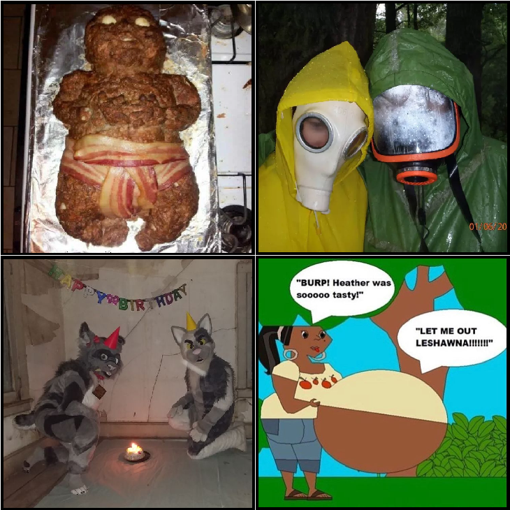 The four cursed images of the apocalypse