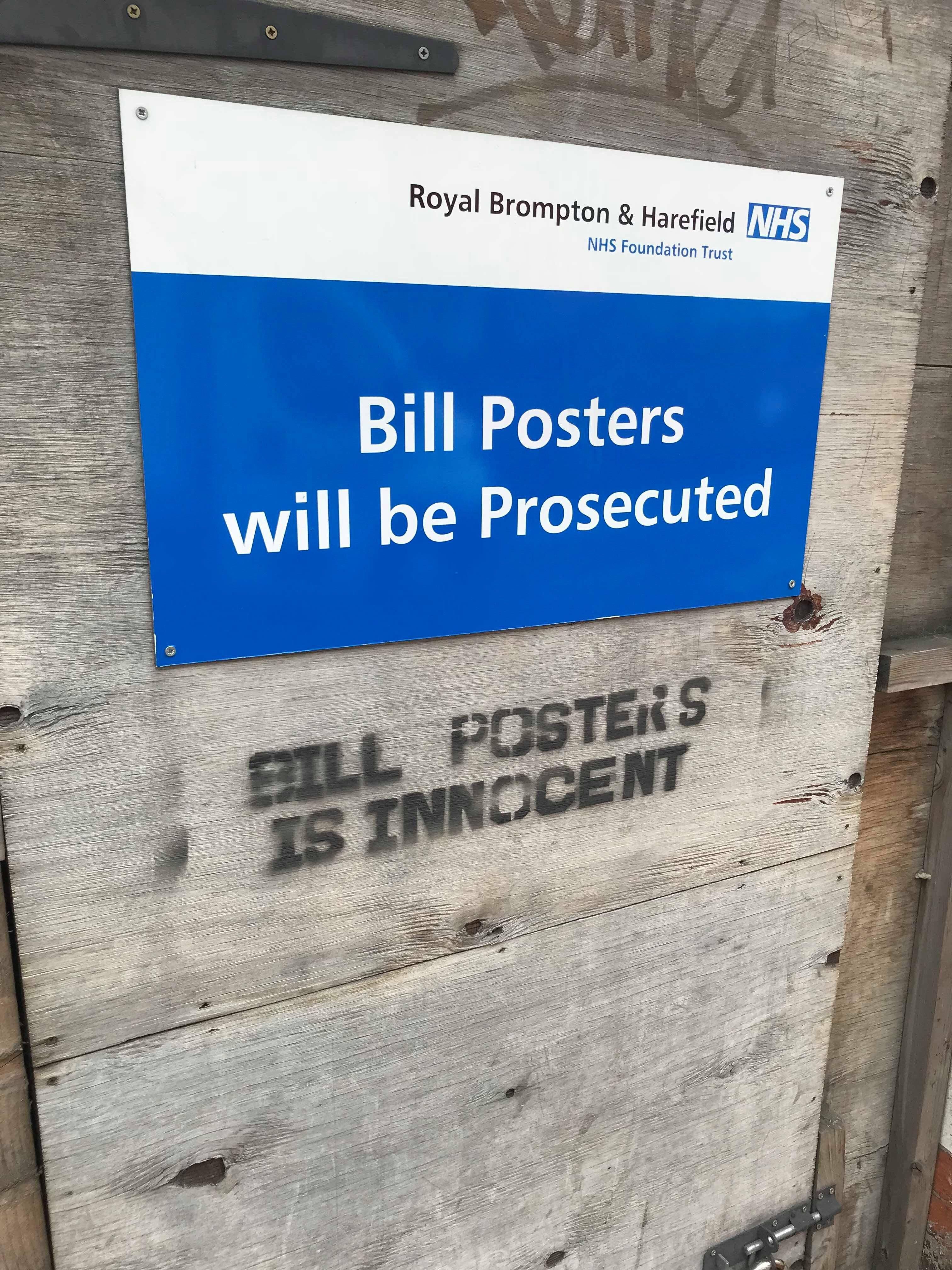 Free Bill Posters.