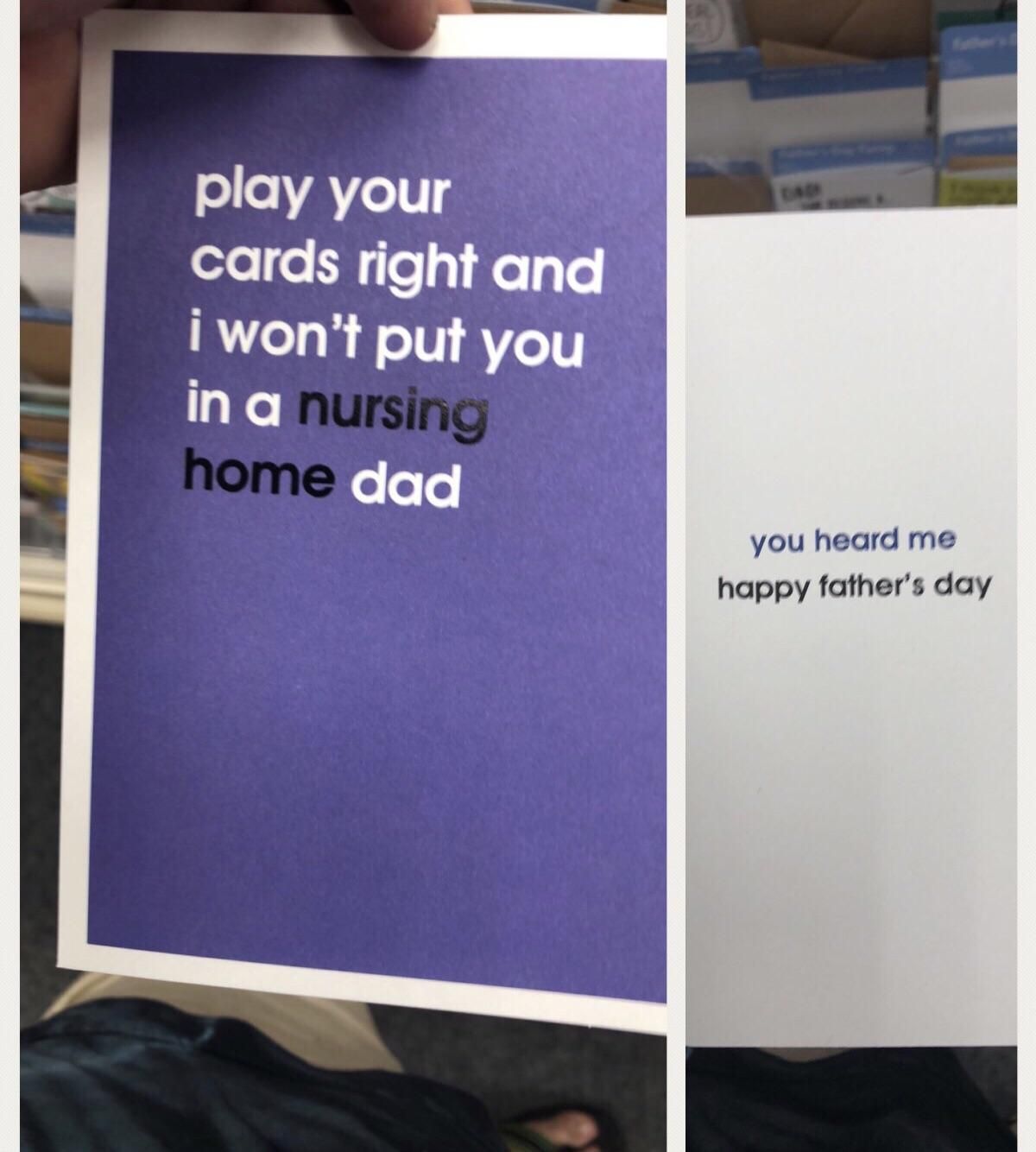 CVS has the best Father’s Day cards