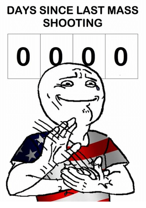 I guess it's harder to shoot up a school when they're out on Summer Break