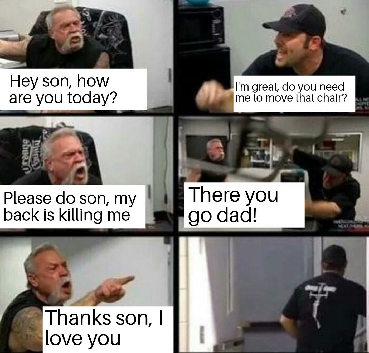 Thanks son!