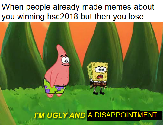 I am a disgrace to you all