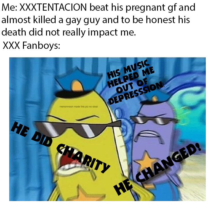 The x's in his name were just hitmarkers B
