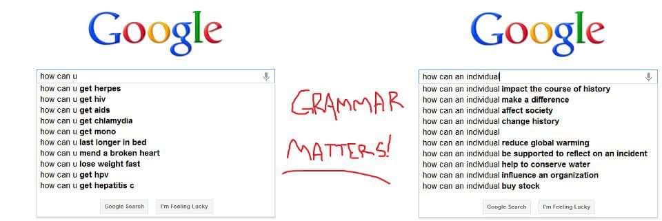 Grammar really does matter