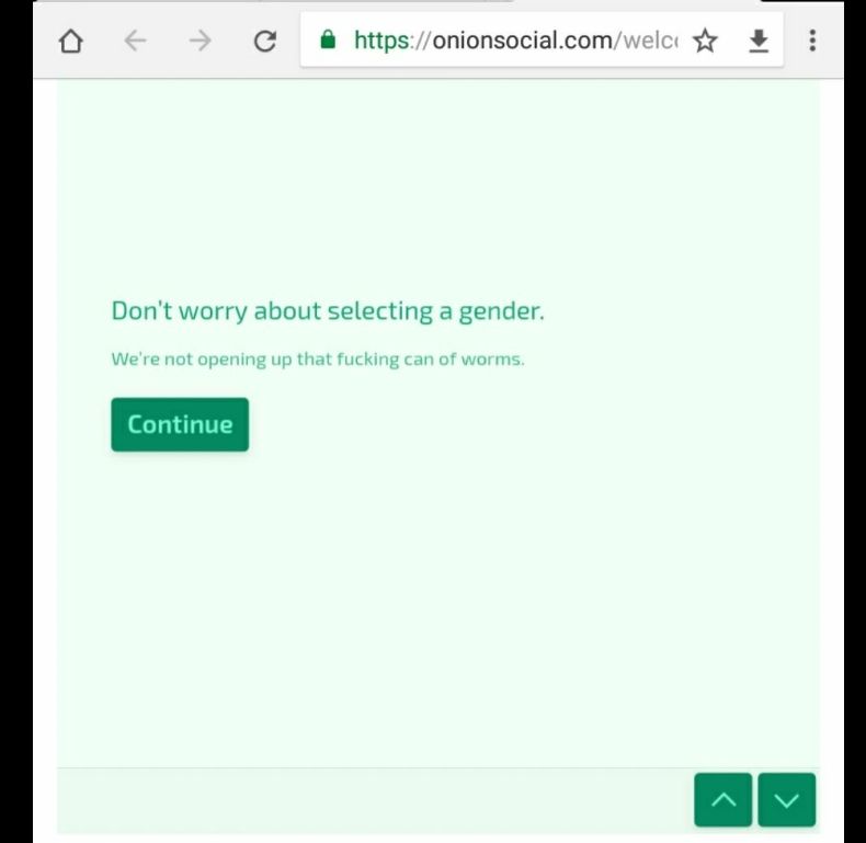 Please select your gender....