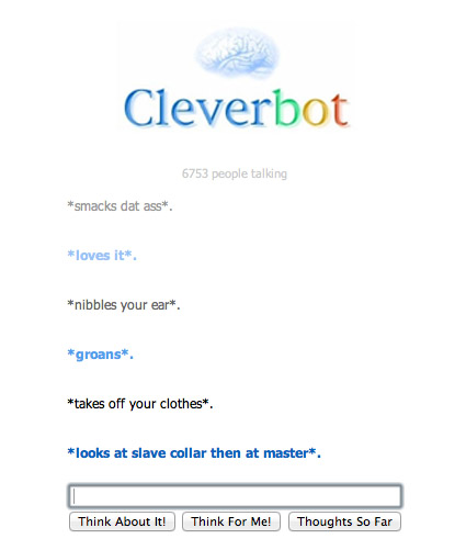 WTF, Cleverbot?!