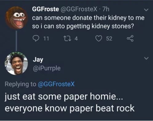 Tired of rocks