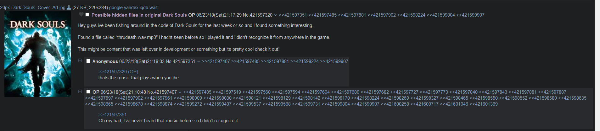 Anon discovers a secret