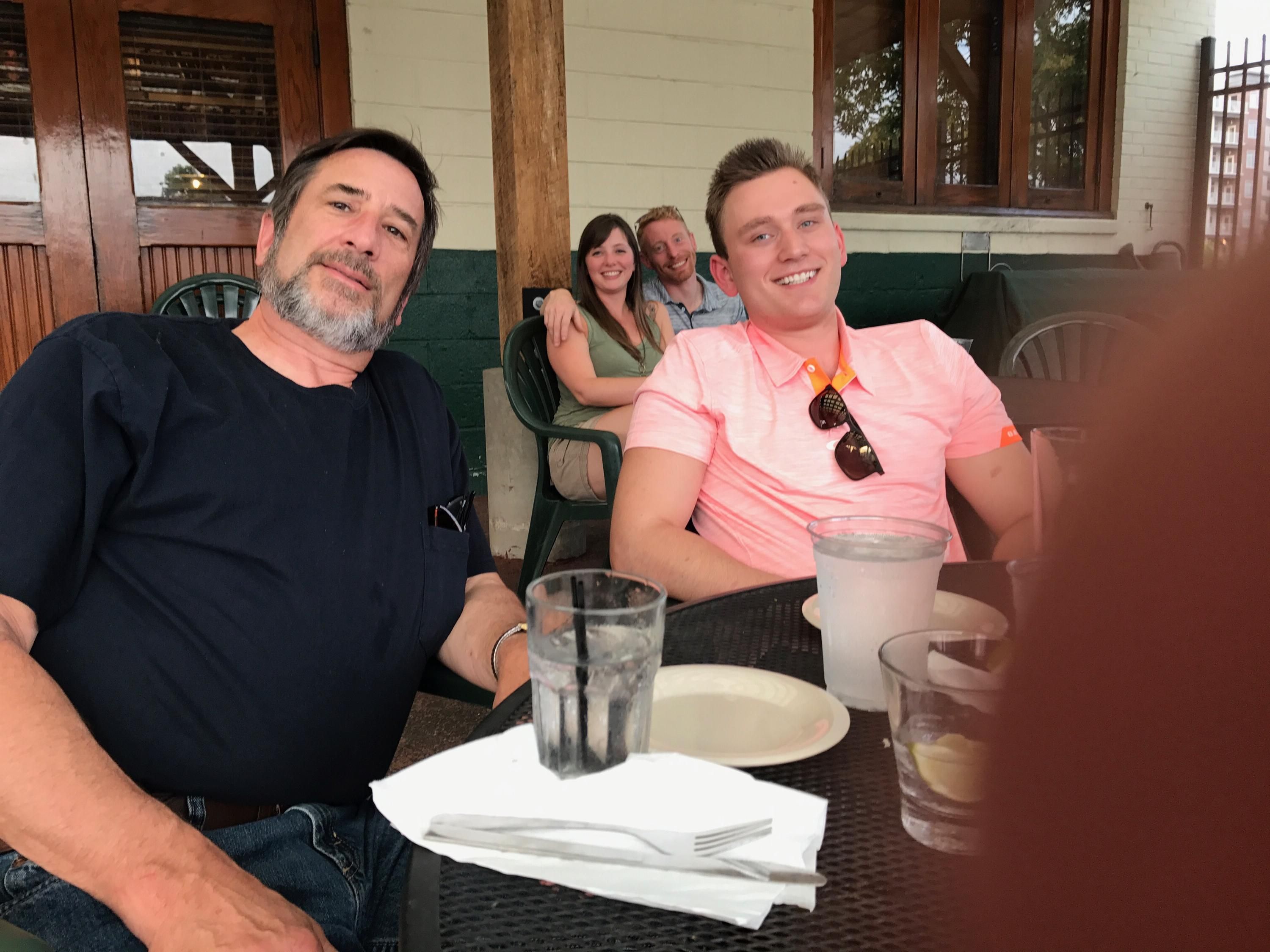 Photobombed by the couple behind my Father and I